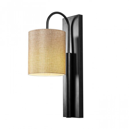 Aplica Sorrento, neagra, 42 x 14 x 20 cm, 100w