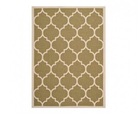 Covor Monaco, textil, verde/bej, 160 x 231 cm