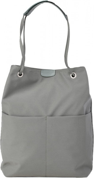 Geanta de umar Bevantage, textil, gri, 35,6 x 24,8 x 10 cm