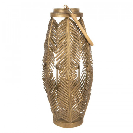 Suport pentru lumanari Clayre & Eef, auriu, 75 x 25 x 25 cm