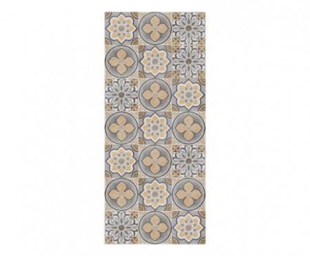 Traversa Carena, textil, bej/gri, 65 x 150 cm