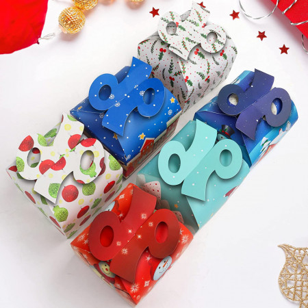 Set de 20 cutii pentru prajituri Belle Vous, hartie, multicolor, 15 x 15 x 11 cm