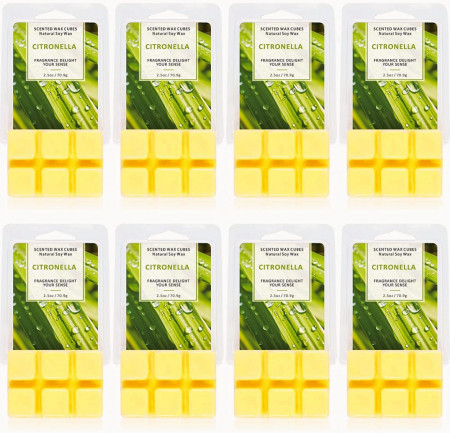 Set de 48 cuburi de ceara parfumata SCENTORINI, citronella