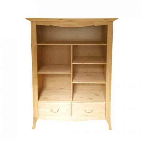 Comoda inalta 2SK Home Affaire, lemn masiv, natur, 148 x 114 x 40 cm