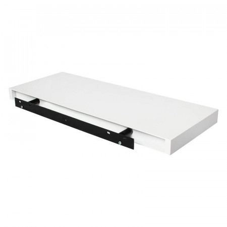 Raft de perete Desyrae, alb, 60 x 22,9 x 3,8 cm