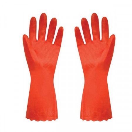 Set de 2 perechi manusi Polyco Pura PVC marimea 8/M, portocaliu