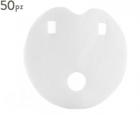 Set de 50 lavete pentru aspirator Mopa, textil, alb