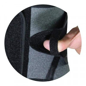 Centura lombara PAVIS, gri/negru, poliester/elastan, S