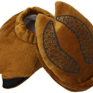Costum de ren pentru copii Vine, poliester, maro/alb/rosu, 6-9 luni