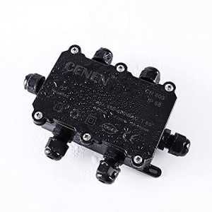 Cutie de jonctiune 10Gtek, plastic, 6 cai, interval cablu 7~12mm,120 x 70 x 48 mm