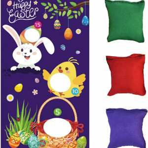 Joc de aruncare pentru copii SIMUR, PVC, multicolor, 76 x 137 cm