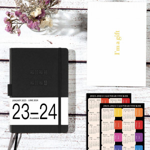 Jurnal profesional 2022-2023 Artfan, hartie/piele, negru