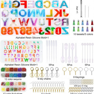 Kit de turnare Osugin, cu matrita si accesorii, metal/silicon, multicolor, 294 piese
