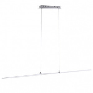 Lustra tip pendul Kadi sticla acrilica /otel, argintiu, 2 becuri, 230 V, 72 W, 1000 lm
