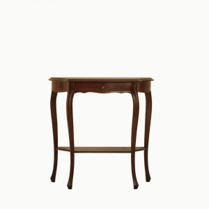 Masa tip consola Morven, lemn masiv, maro, 74 x 73 x 36 cm