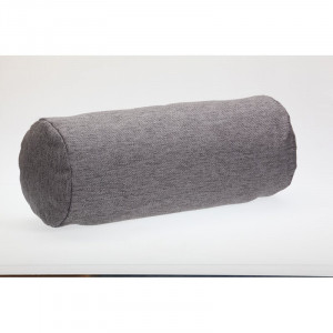 Perna decorativa ModernMoments, poliester, gri, 25 x 60 x 25 cm