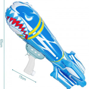 Pistol cu apa XiXiRan, ABS, multicolor, 65 x 28 cm
