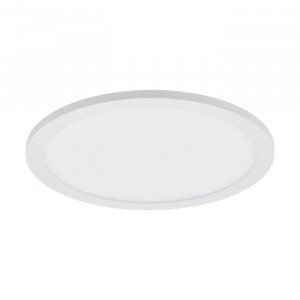 Plafoniera Sarsina, LED, metal/plastic, alb, 45 x 5 x 45 cm