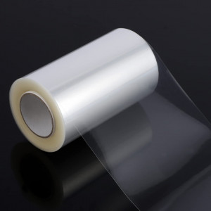 Rola de folie pentru patiserie Lanjue, plastic, transparent, 8 cm x 10 m