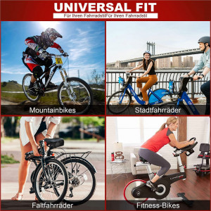 Sa de bicicleta ergonomica CRAZYLYNX, negru, spuma/piele PU