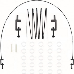 Set arcada pentru baloane JZK, plastic, negru, 3,75 m