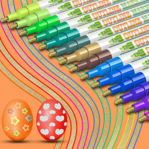 Set de 18 markere BOIROS, plastic, multicolor
