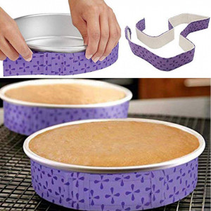 Set de 2 benzi pentru tava de copt INTVN, bumbac/poliester, mov, 80 x 3.7 cm