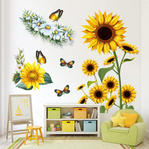 Set de 2 coli cu autocolante de perete Giyiprpi, PVC, multicolor, 90 x 30 cm