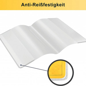Set de coperti pentru carnet/certificat Boyigog, 10 piese, transparent, PVC, 100 x 140 mm