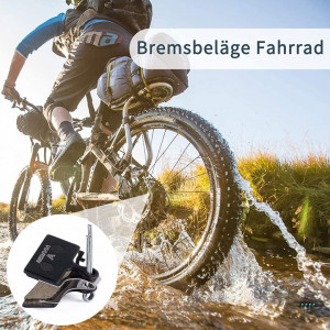 Set de placute de frana pentru biciclete Gingmeng, metal, 30,6 x 35 mm