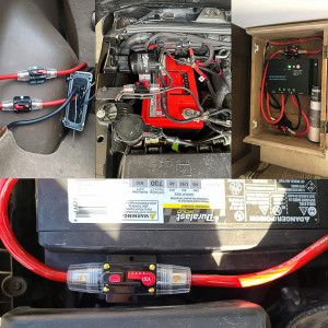 Siguranta resetabila pentru protectia sistemului audio auto Sporgo, aliaj, 150 A, 10 X 4 cm