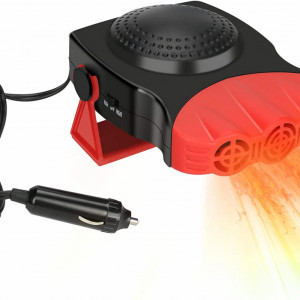 Aeroterma cu caldura/racire pentru autovehicule Achort, plastic, negru/rosu, 150 W, 12V