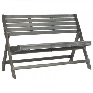 Banca de gradina Fairlight, gri, 80,01 x 121 x 59 cm
