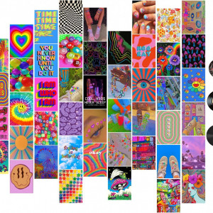 Colaj foto TUNAON, 70 piese, carton, multicolor, 10 x 15 cm