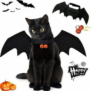 Costum de Halloween pentru animalul de companie DAZZTIME, pasla, negru, 48 x 20 cm
