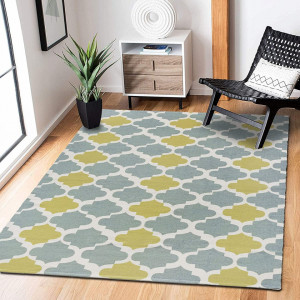 Covor tesut manual Homodeco, bumbac/poliester, multicolor, 120 x 180 cm