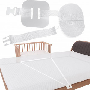 Curea pentru fixare patut YHSKJCD, poliester, alb, 8 m