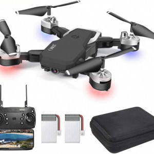 Dronă pliabilă OBEST, cu cameră HD 1080P 5 Megapixeli, 3 moduri de viteza, WiFi FPV,