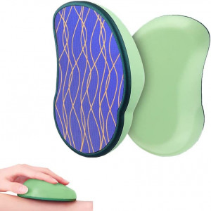 Epilator cu cristale Gadgets YP, verde/mov, 7 x 11 cm