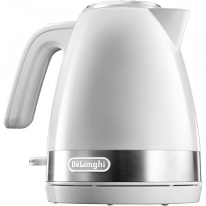 Fierbator DeLonghi, 1 litru, metal/plastic, alb, 27 x 20 x 20 cm
