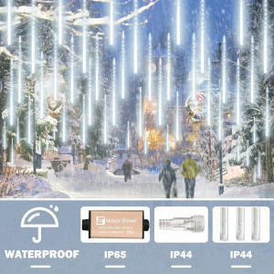 Instalatie cu 8 tuburi aneeway, LED-uri 192, PVC, IP44, 6,8 M / 30 cm