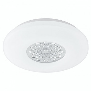 Plafoniera LED Capasso II plastic/otel, alb, 1 bec, diametru 34 cm, 230 V, 2765 K