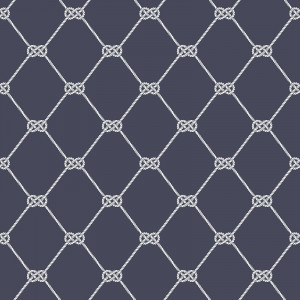 Rola tapet mat Deauville, 10m x 53cm, alb/ albastru