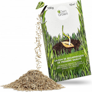 Seminte de gazon de inalta calitate OwnGrown, 100 g, pentru 10 m2
