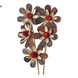 Set de 10 flori Magnolia, multicolor