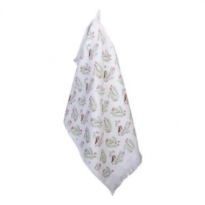 Set de 2 prosoape de bucatarie Pettirossi, bumbac, 50 x 70 cm