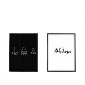 Set de 2 tablouri Alpyros, PVC/MDF, 74 x 51 cm