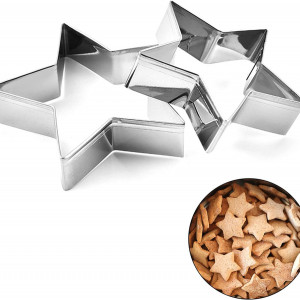 Set de 25 forme pentru prajituri MsdeBersSKER, otel inoxidabil, argintiu, 7,5 x 7 cm