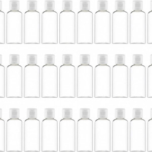 Set de 30 sticlute TUPARKA, plastic, transparent, 9,9 x 3,5 cm, 60 ml