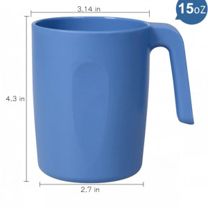 Set de 4 cani Greentainer, plastic, multicolor, 10,9 x 7,9 x 6,8 cm, 450 ml
